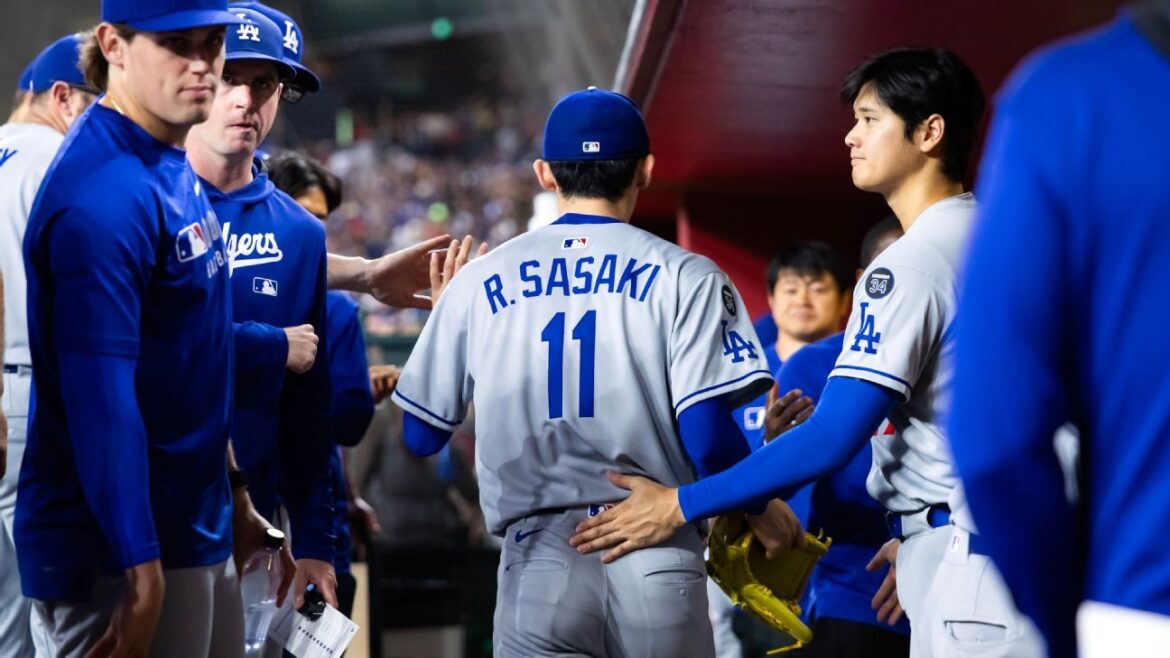Dodgers put Roki Sasaki on IL with right shoulder impingement