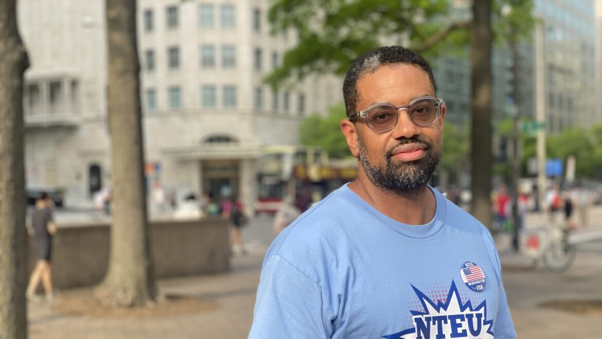 Federal employee unions fight for survival as Trump attacks : NPR