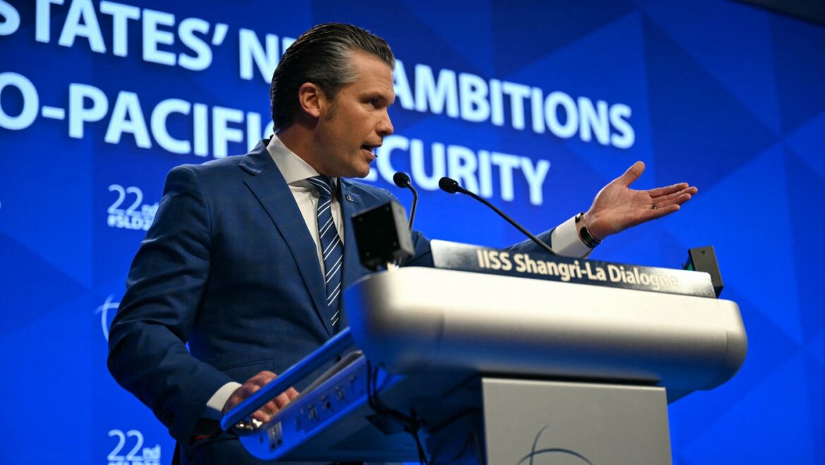 Hegseth says the U.S. will reposition military amid China threat : NPR