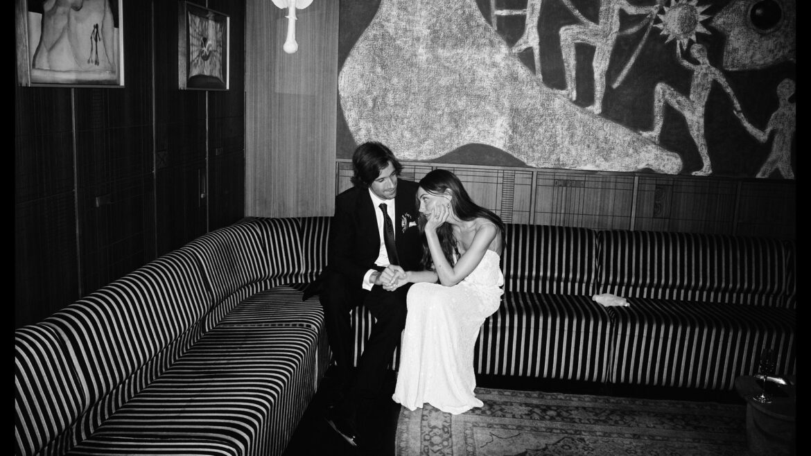 Phoebe Tonkin Wore Chanel to Marry Bernard Lagrange in an Intimate New York City Wedding