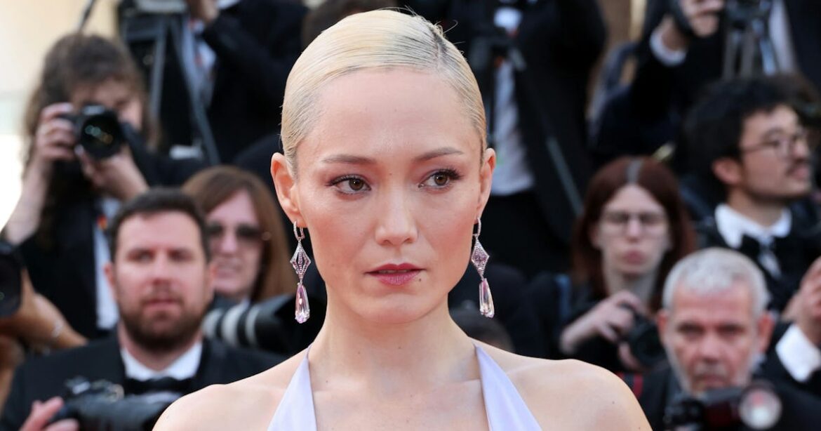 Pom Klementieff's Plunging Cannes Dress Is Nearly Falling Off Her Body