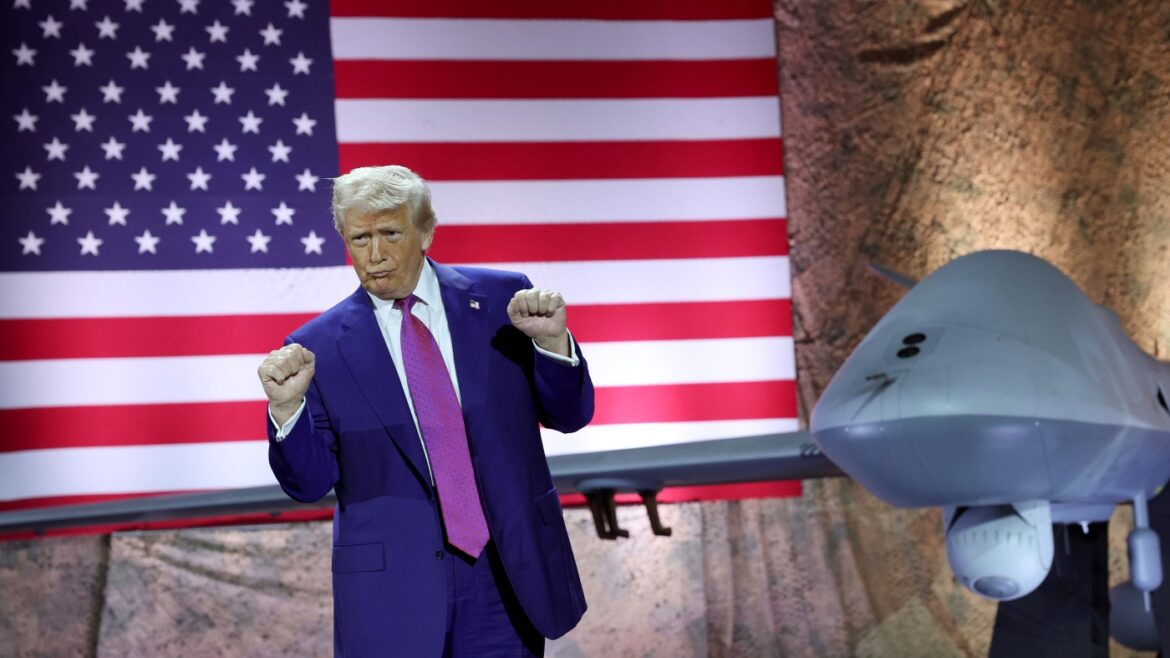 Trump touts ‘freedom zone’ plan for Gaza while in Qatar : NPR