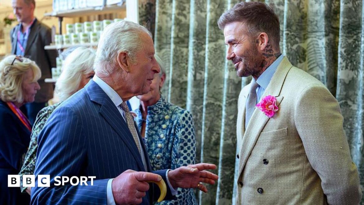King Charles III and David Beckham 