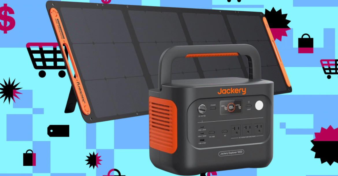 Jackery’s generator and solar panel bundle is almost half off