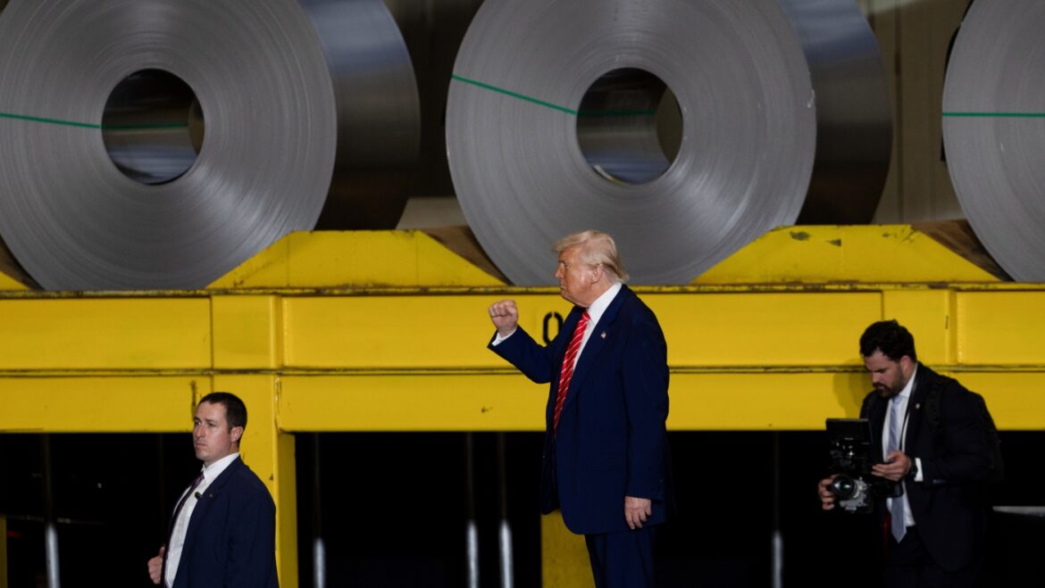 Steel and aluminum tariffs double today, likely pushing prices higher : NPR