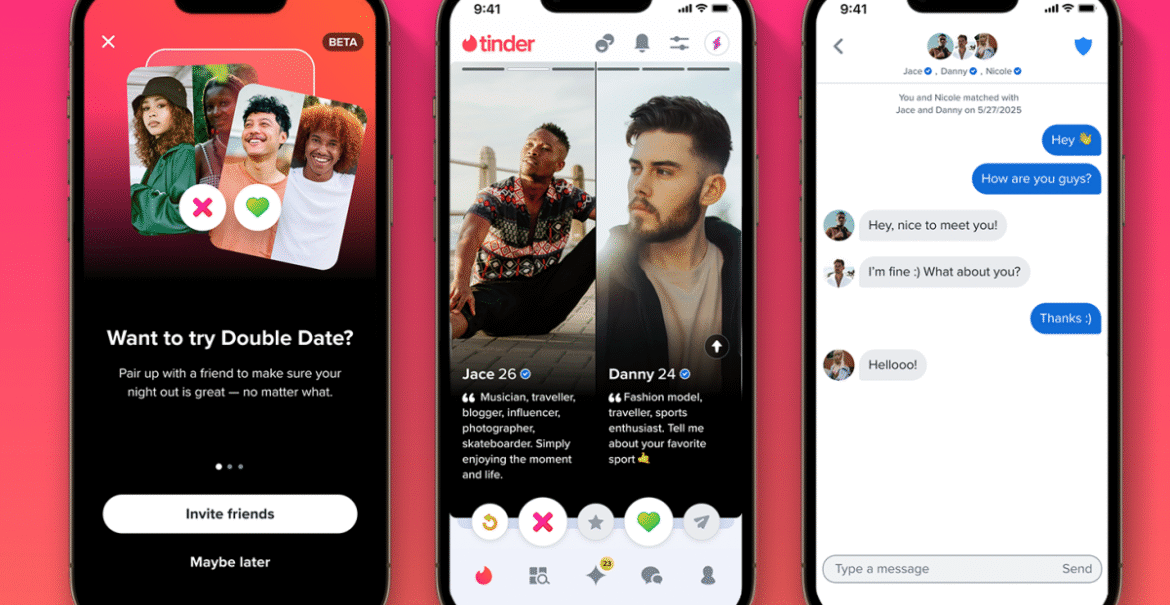 Tinder now lets you go on double dates