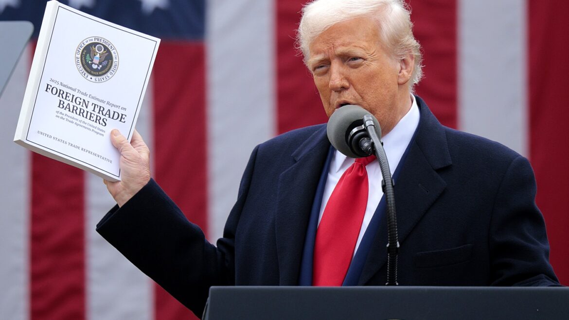 Wall Street CEOs go through the five stages of tariff grief : NPR