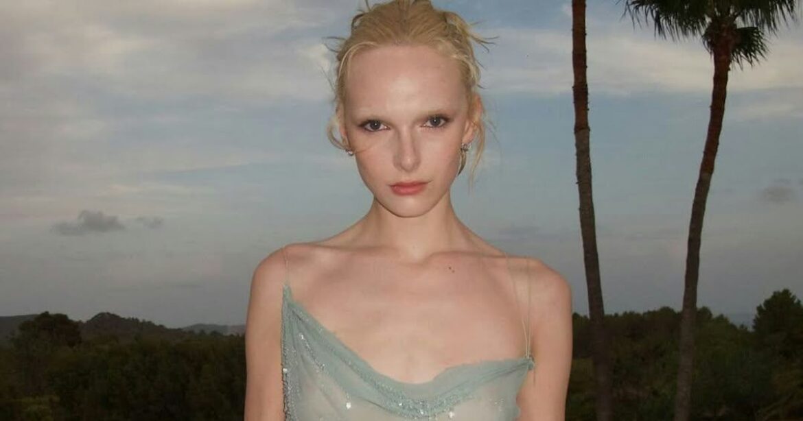 Alex Consani Looks Like a Mermaid in Sheer Naked Dress for 22nd Birthday