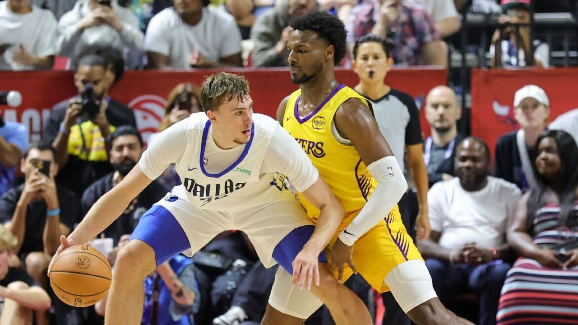 Cooper Flagg wins summer league debut despite uneven showing