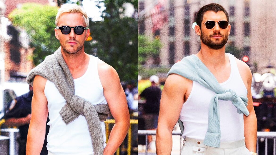 Superman’s David Corenswet and Nicholas Hoult Are Having a Tank-Top Duel