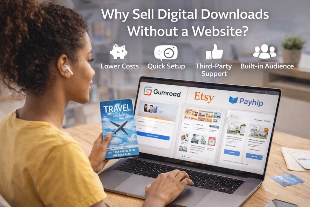 Why Sell Digital Downloads Without a Website?