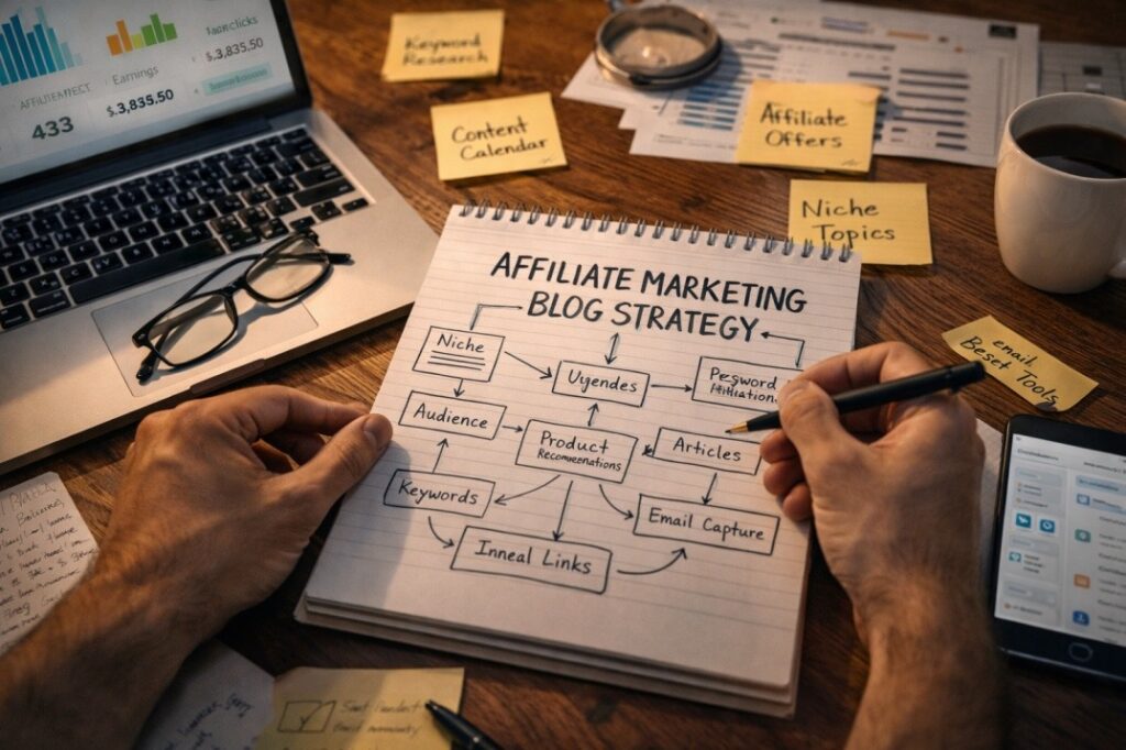 What an affiliate marketing blog strategy really means