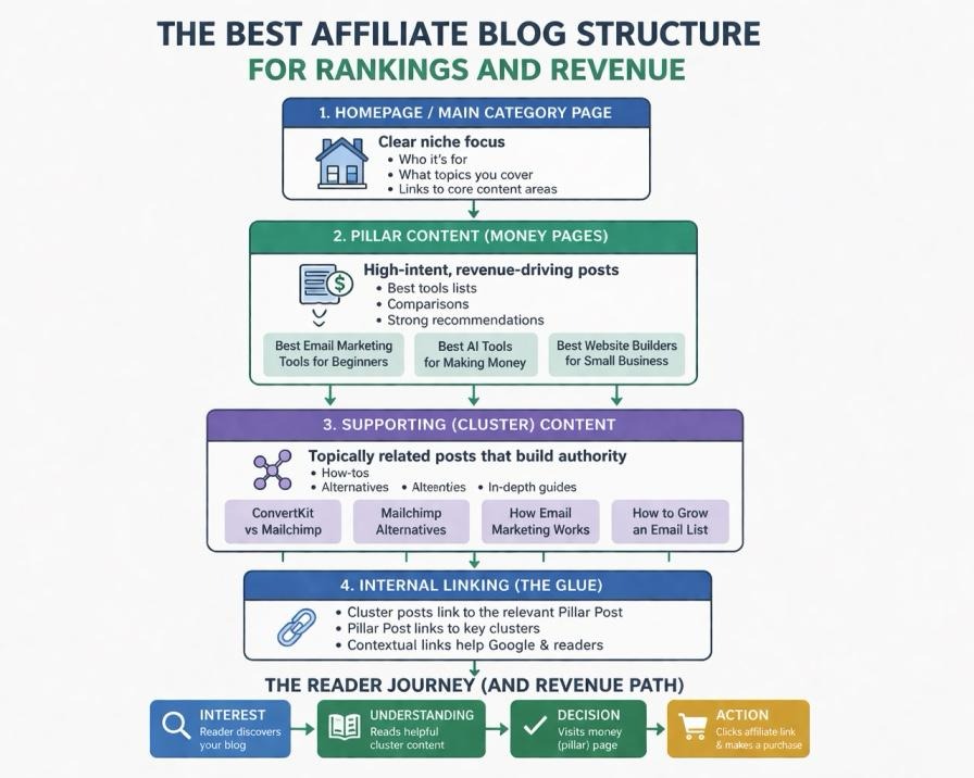 The best affiliate blog structure for rankings and revenue