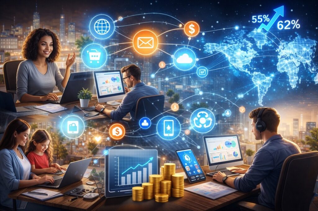 The growth of digital businesses